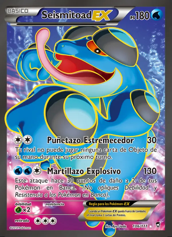 Image of the card Seismitoad EX