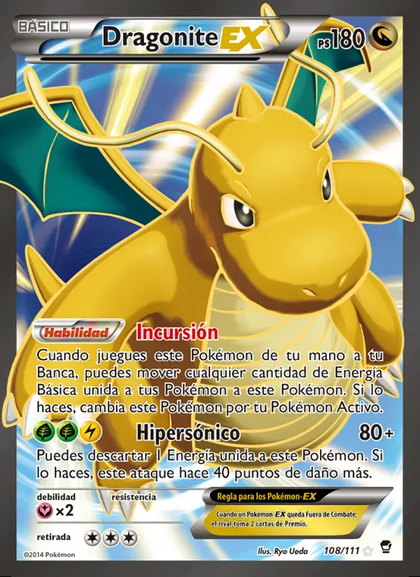 Image of the card Dragonite EX