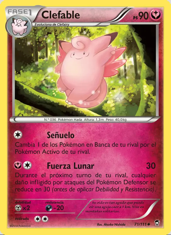 Image of the card Clefable