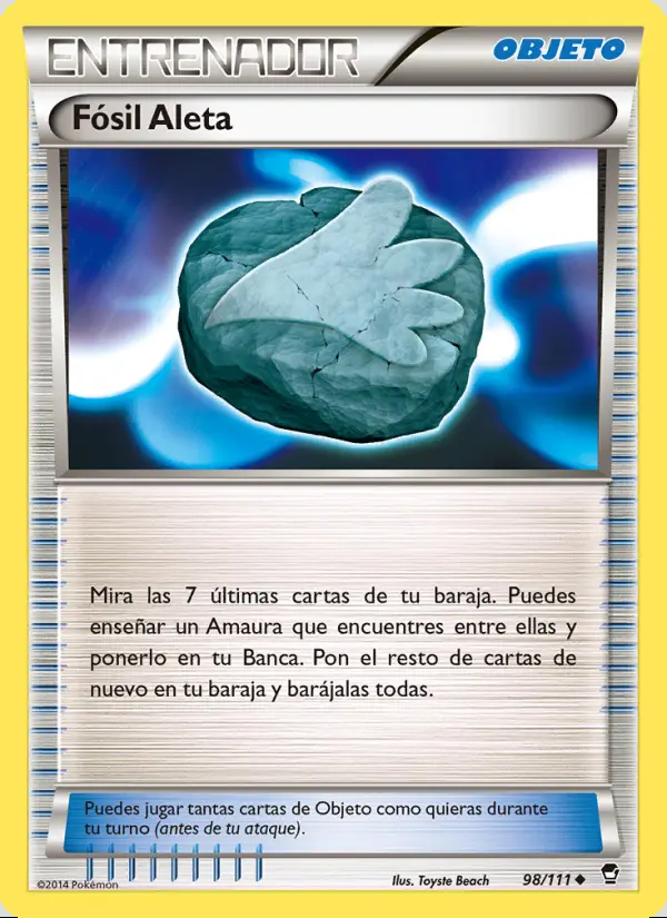 Image of the card Fósil Aleta