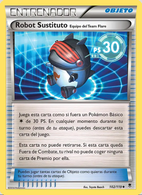 Image of the card Robot Sustituto Equipo del Team Flare