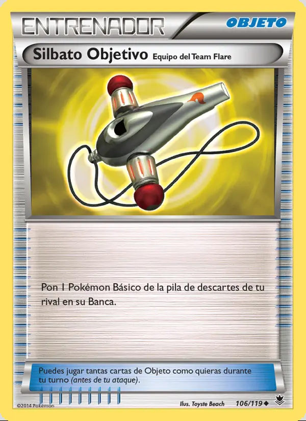 Image of the card Silbato Objetivo Equipo del Team Flare