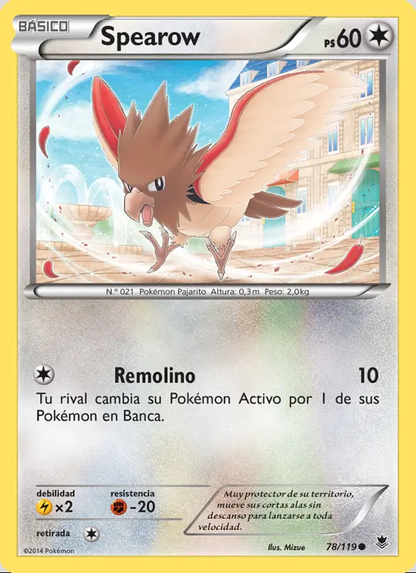 Image of the card Spearow