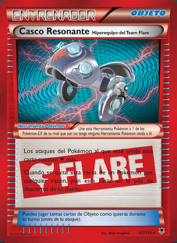 Image of the card Casco Resonante Hiperequipo del Team Flare
