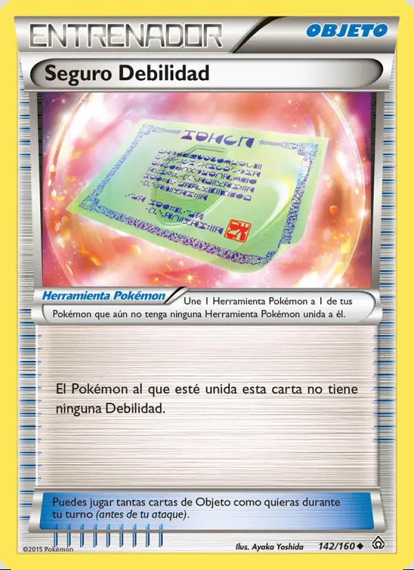 Image of the card Seguro Debilidad