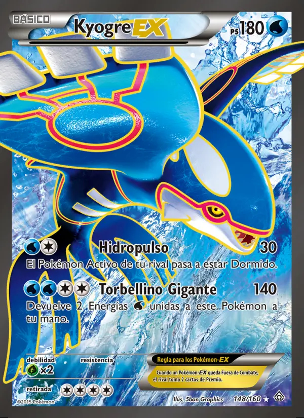 Image of the card Kyogre EX