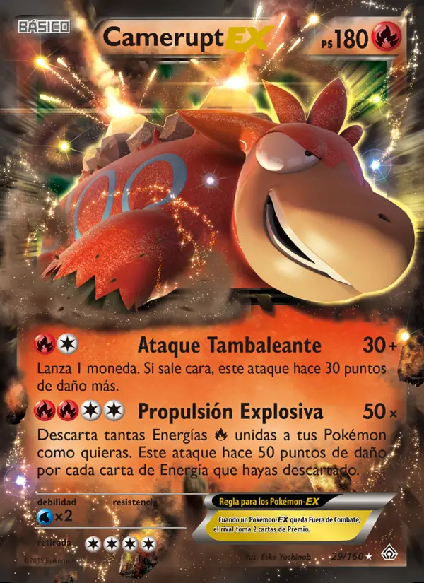 Image of the card Camerupt EX