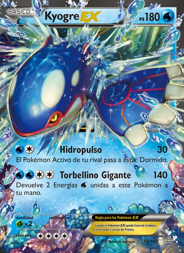 Image of the card Kyogre EX