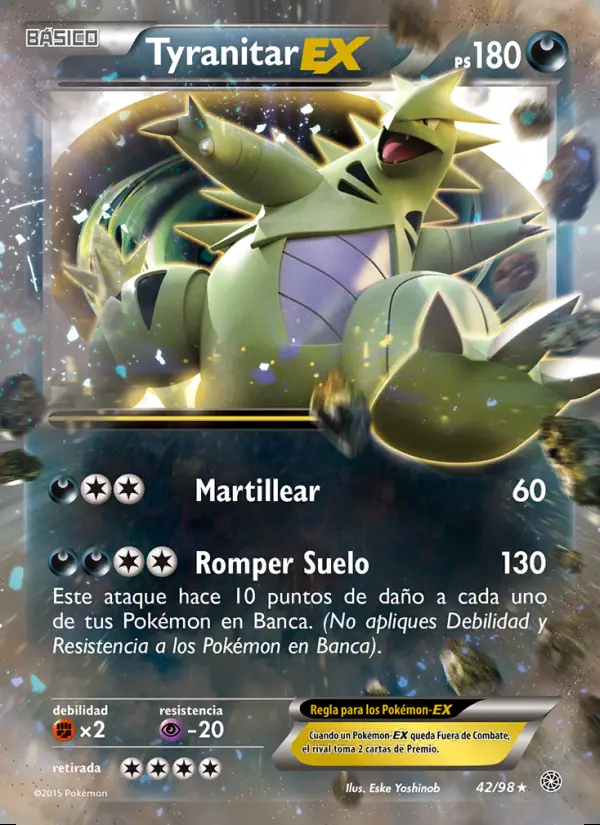 Image of the card Tyranitar EX