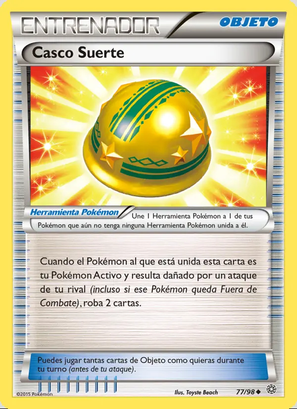 Image of the card Casco Suerte