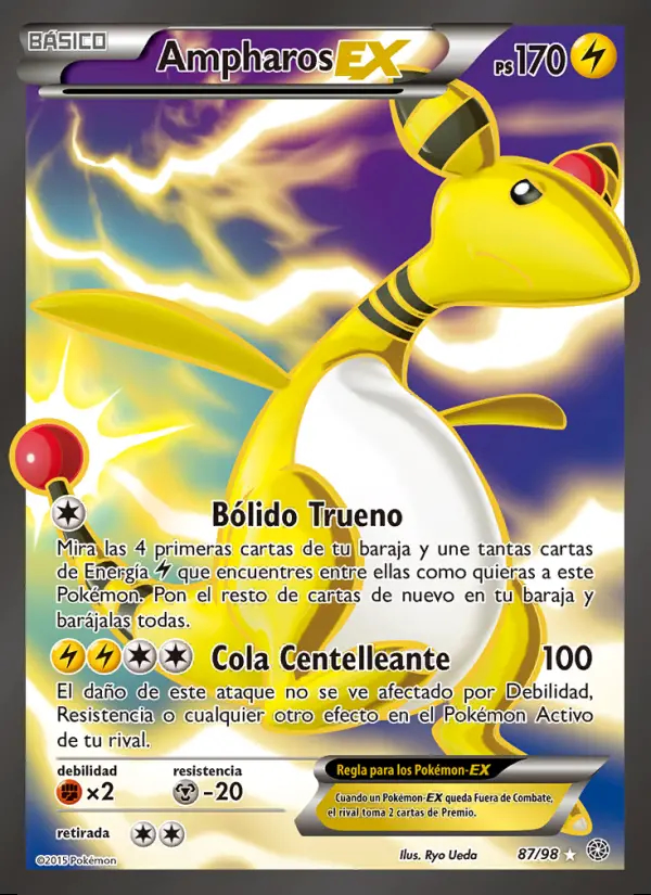 Image of the card Ampharos EX