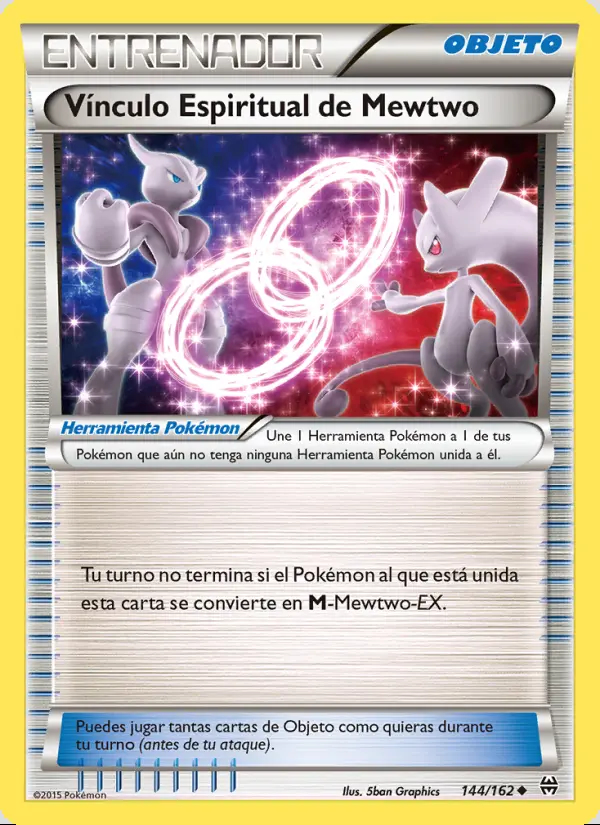 Image of the card Vínculo Espiritual de Mewtwo