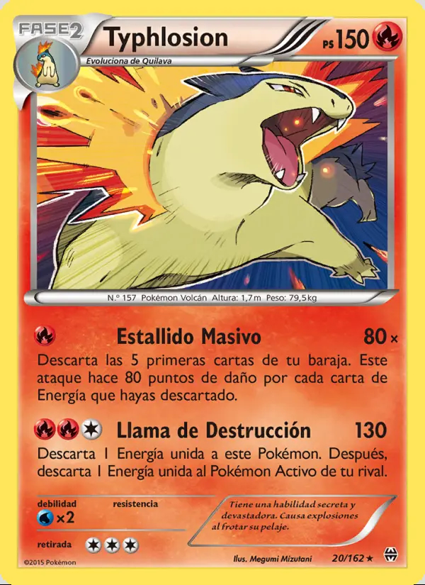 Image of the card Typhlosion