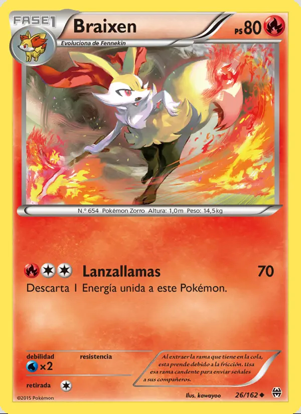 Image of the card Braixen