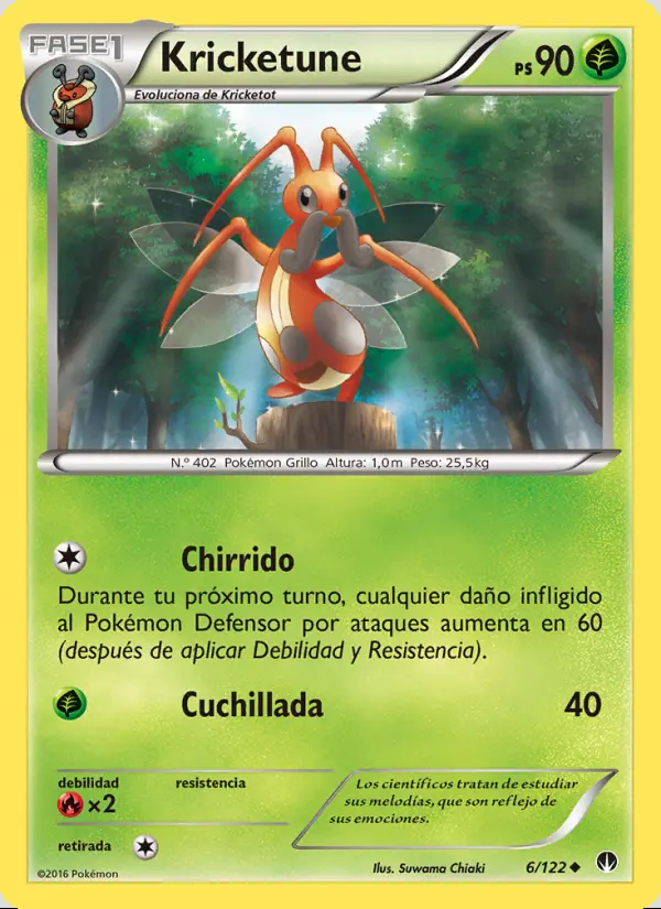 Image of the card Kricketune