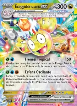 Image of the card Exeggutor de Alola ex