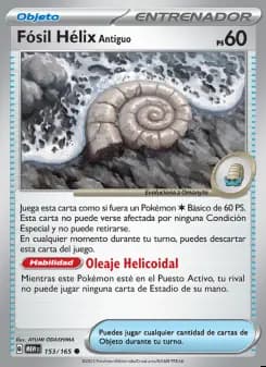 Image of the card Fósil Hélix Antiguo
